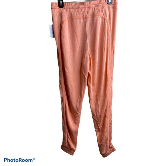 NWT Free People Back Into It Jogger Neon Peach - Picture 10 of 12